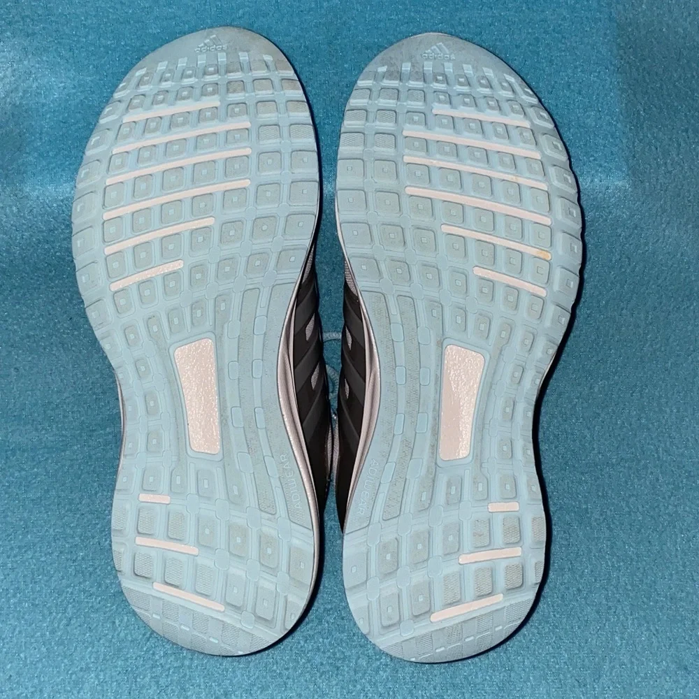 ADIDAS Galaxy Elite 2 running shoes gray blue Supercloud soft comfy size 8.5